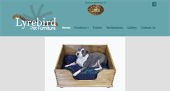 Desktop Screenshot of lyrebirdpetfurniture.net